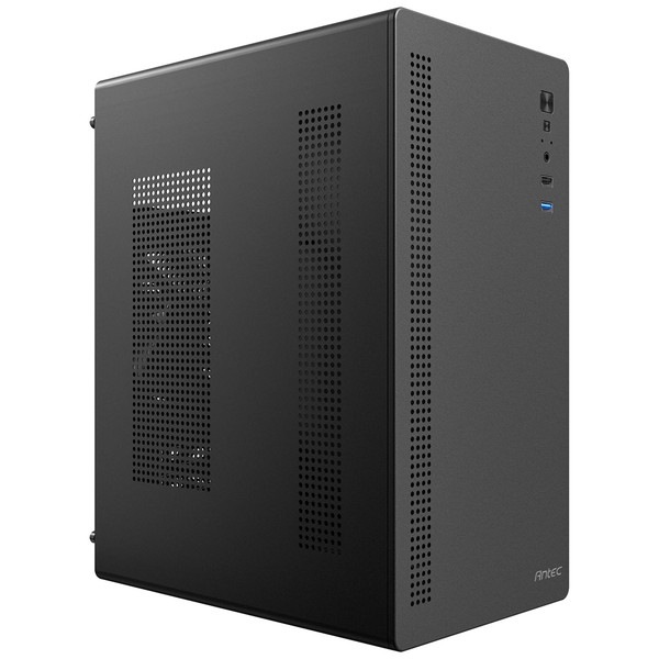 Antec PCケース ST20M コンパクト静音型 ミニタワー PCケース 高コスパ 265mmグラボ対応 CPU高150mm リアファン搭載【キャンセル不可・北海道沖縄離島配送不可】