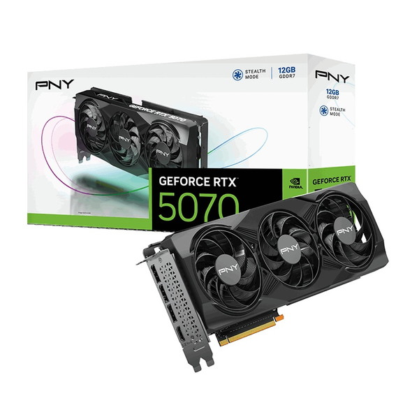 NVIDIA P50 グラフィックボード 0751492794471 PNY グラフィックボード GeForce RTX 5070 Triple Fan