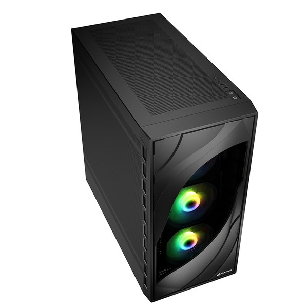 Sharkoon �ߥɥ륿� PC������ REBEL C80M RGB ��å���ѥͥ� 120mm ARGB�ե����4 ɸ����� ATX Micro-ATX Mini-ITX �б� �ڥ���󥻥��Բġ��̳�ƻ����Υ�������Բġ�