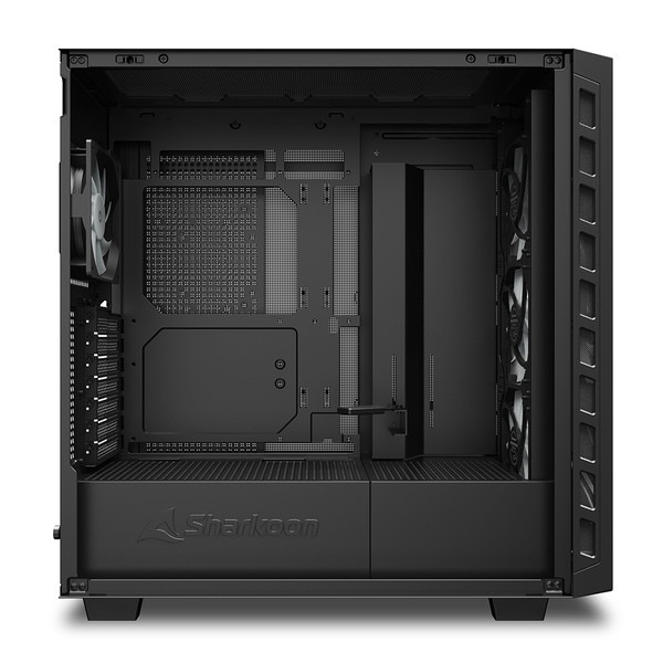 Sharkoon �ߥɥ륿� PC������ REBEL C80M RGB ��å���ѥͥ� 120mm ARGB�ե����4 ɸ����� ATX Micro-ATX Mini-ITX �б� �ڥ���󥻥��Բġ��̳�ƻ����Υ�������Բġ�