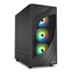 Sharkoon �ߥɥ륿� PC������ REBEL C80M RGB ��å���ѥͥ� 120mm ARGB�ե����4 ɸ����� ATX Micro-ATX Mini-ITX �б� �ڥ���󥻥��Բġ��̳�ƻ����Υ�������Բġ�