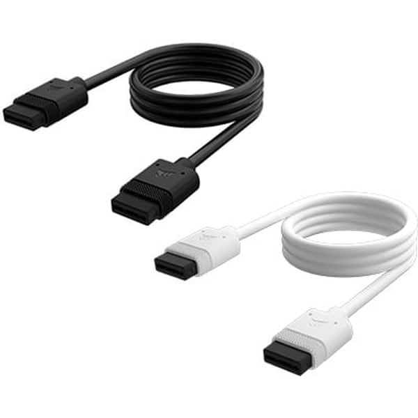 Corsair ���륻�� �ե����ѥ����֥�(iCUE Link) CORSAIR iCUE LINK Cable, 1x 600mm with Straight connectors, White CL-9011127-WW�ڥ���󥻥��Բġ��̳�ƻ����Υ�������Բġ� -������-