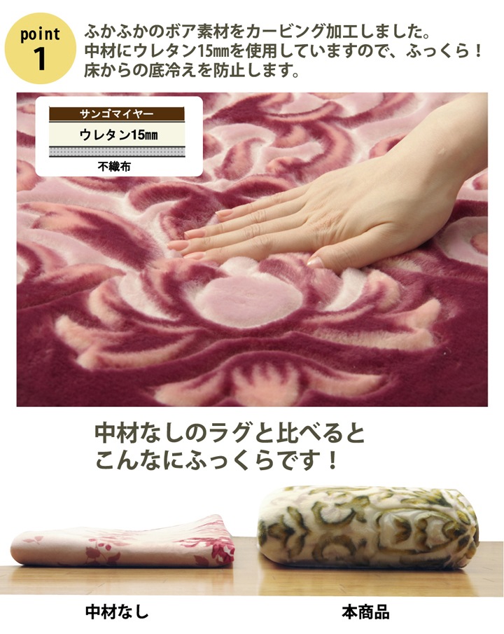 �����ҥ� ��ī�� �饰 Ĺ������ �إ����ޥ�� �ܥ�塼�ॿ���� �磻�� ��200��300cm 1270700283401��������Բġۡ��̳�ƻ����Υ��������Բġ�-��������-