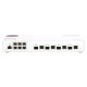 QNAP マネージドスイッチ QSW-M2106-4C 4 x 10GbE SFP+/RJ45コンボポート / 6 x 2.5 Gigabitポート Layer 2 Webマネージドスイッチ ポート数:6+4 スイッチングファブリック:110 Gbps 電源内蔵 【お取り寄せ商品です/納期都度対応】