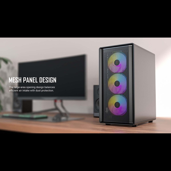Antec PC������ P6 Neo ARGB �������饹��� ��ѷ� �ߥɥ륿������� ARGB�ե���4��ɸ����� ����8�ե����б� 240mm�����б� �����ȥե��륿���աڥ���󥻥��Բġ��̳�ƻ����Υ�������Բġ�