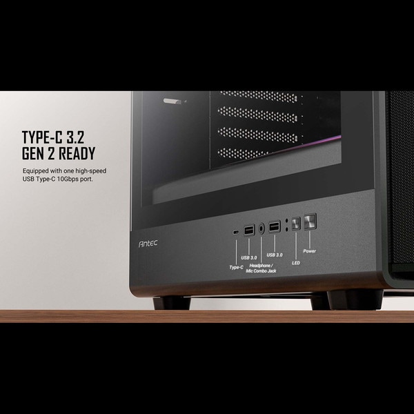 Antec PC������ P6 Neo ARGB �������饹��� ��ѷ� �ߥɥ륿������� ARGB�ե���4��ɸ����� ����8�ե����б� 240mm�����б� �����ȥե��륿���աڥ���󥻥��Բġ��̳�ƻ����Υ�������Բġ�