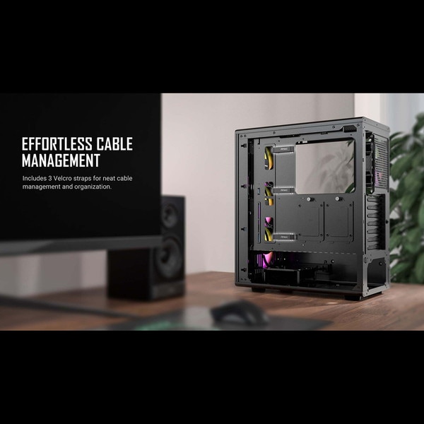 Antec PC������ P6 Neo ARGB �������饹��� ��ѷ� �ߥɥ륿������� ARGB�ե���4��ɸ����� ����8�ե����б� 240mm�����б� �����ȥե��륿���աڥ���󥻥��Բġ��̳�ƻ����Υ�������Բġ�