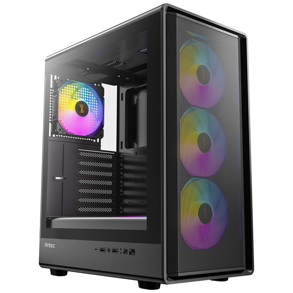 Antec PC������ P6 Neo ARGB �������饹��� ��ѷ� �ߥɥ륿������� ARGB�ե���4��ɸ����� ����8�ե����б� 240mm�����б� �����ȥե��륿���աڥ���󥻥��Բġ��̳�ƻ����Υ�������Բġ�