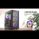 Antec PC������ P6 Neo ARGB �������饹��� ��ѷ� �ߥɥ륿������� ARGB�ե���4��ɸ����� ����8�ե����б� 240mm�����б� �����ȥե��륿���աڥ���󥻥��Բġ��̳�ƻ����Υ�������Բġ�
