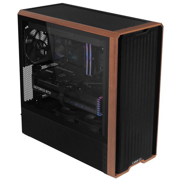 LIAN LI PC������ LANCOOL 217 Black ��Ĵ�ǥ����� ΢�����б� �ե���5��ɸ����� �ߥɥ륿� �֥�å� �ڥ���󥻥��Բġ��̳�ƻ����Υ�������Բġ�