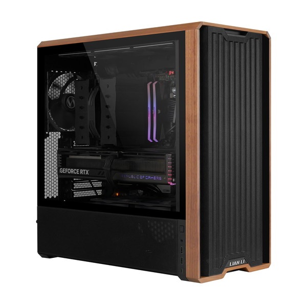 LIAN LI PC������ LANCOOL 217 Black ��Ĵ�ǥ����� ΢�����б� �ե���5��ɸ����� �ߥɥ륿� �֥�å� �ڥ���󥻥��Բġ��̳�ƻ����Υ�������Բġ�
