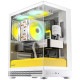 Okinos �ԥ顼�쥹PC������ Aqua UNO Yolk (White/Yellow) �ߥ˥�� 120 mm ARGB�ե���3��ɸ�����/ ����ե��å��ܡ�������Ÿ��� ���������/ ����309 mm�ޤ� ��ĥ�����ɥ��ڡ�������/ �ۥ磻�ȥ������� �ڥ���󥻥��Բġ��̳�ƻ����Υ�������Բġ�