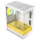 Okinos �ԥ顼�쥹PC������ Aqua UNO Yolk (White/Yellow) �ߥ˥�� 120 mm ARGB�ե���3��ɸ�����/ ����ե��å��ܡ�������Ÿ��� ���������/ ����309 mm�ޤ� ��ĥ�����ɥ��ڡ�������/ �ۥ磻�ȥ������� �ڥ���󥻥��Բġ��̳�ƻ����Υ�������Բġ�