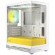 Okinos �ԥ顼�쥹PC������ Aqua UNO Yolk (White/Yellow) �ߥ˥�� 120 mm ARGB�ե���3��ɸ�����/ ����ե��å��ܡ�������Ÿ��� ���������/ ����309 mm�ޤ� ��ĥ�����ɥ��ڡ�������/ �ۥ磻�ȥ������� �ڥ���󥻥��Բġ��̳�ƻ����Υ�������Բġ�