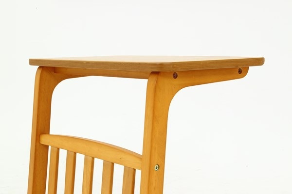 不二貿易 サイドテーブル マガジンラック付 ルレーヴェ Table-16-5534 商品コード10632【代引・日時指定・キャンセル不可・北海道沖縄離島配送不可】 -お取リ寄せ-