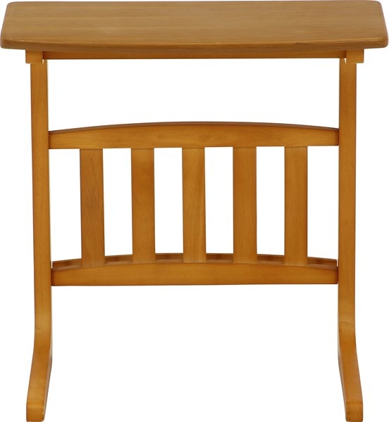 不二貿易 サイドテーブル マガジンラック付 ルレーヴェ Table-16-5534 商品コード10632【代引・日時指定・キャンセル不可・北海道沖縄離島配送不可】 -お取リ寄せ-