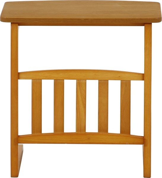 不二貿易 サイドテーブル マガジンラック付 ルレーヴェ Table-16-5534 商品コード10632【代引・日時指定・キャンセル不可・北海道沖縄離島配送不可】 -お取リ寄せ-