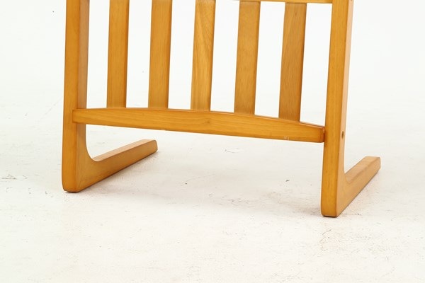 不二貿易 サイドテーブル マガジンラック付 ルレーヴェ Table-16-5534 商品コード10632【代引・日時指定・キャンセル不可・北海道沖縄離島配送不可】 -お取リ寄せ-