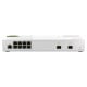 QNAP マネージドスイッチ QSW-M2108-2S 2 x 10GbE SFP+ポート および 8 x 2.5 Gigabitポート Layer 2 Webマネージドスイッチ ポート数:8 スイッチングファブリック:80 Gbps【お取り寄せ商品です/納期都度対応】