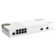 QNAP マネージドスイッチ QSW-M2108-2S 2 x 10GbE SFP+ポート および 8 x 2.5 Gigabitポート Layer 2 Webマネージドスイッチ ポート数:8 スイッチングファブリック:80 Gbps【お取り寄せ商品です/納期都度対応】