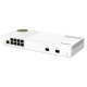 QNAP マネージドスイッチ QSW-M2108-2S 2 x 10GbE SFP+ポート および 8 x 2.5 Gigabitポート Layer 2 Webマネージドスイッチ ポート数:8 スイッチングファブリック:80 Gbps【お取り寄せ商品です/納期都度対応】
