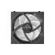 Lian Li �������ե��� 12RSLIN1F3B (UNI FAN SL INF FLEX Reverse 120 Black (3pc)) ����ե��˥ƥ��ߥ顼 ��С��� �֥�å� 3�ĥ��åȡڥ���󥻥��Բġ��̳�ƻ����Υ�������Բġ�