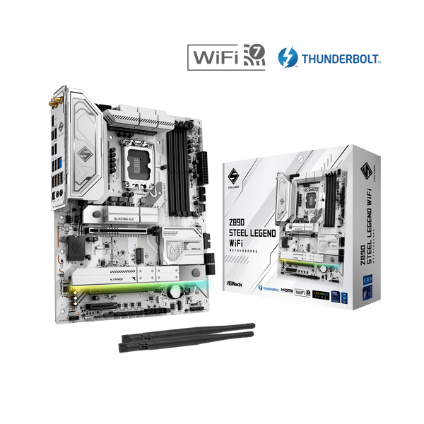 ASRock��Z890 Steel Legend WiFi��intel Z890 �ޥ����ܡ��� ATX  �ڥ���󥻥��Բġ��̳�ƻ����Υ�������Բġ�