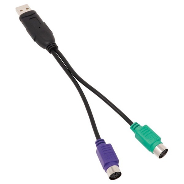 Ainex �����ͥå��� PS/2�Ѵ������֥� �ߥ�DIN6�᥹��2��USB A�����ץ��� ADV-108C�ڥ���󥻥��Բġ��̳�ƻ����Υ�������Բġ� -������-