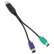 Ainex �����ͥå��� PS/2�Ѵ������֥� �ߥ�DIN6�᥹��2��USB A�����ץ��� ADV-108C�ڥ���󥻥��Բġ��̳�ƻ����Υ�������Բġ� -������-