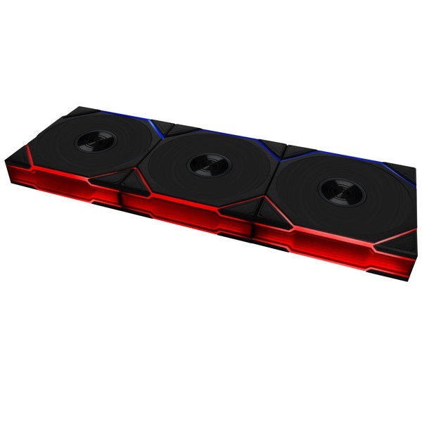 LIAN LI �磻��쥹 ARGB�ե��� UNI FAN TL Wireless Reverse 120 Black (3pcs) 12RTL1W3B �ղ�ž 3�ĥѥå� �֥�å� �ڥ���󥻥��Բġ��̳�ƻ����Υ�������Բġ�