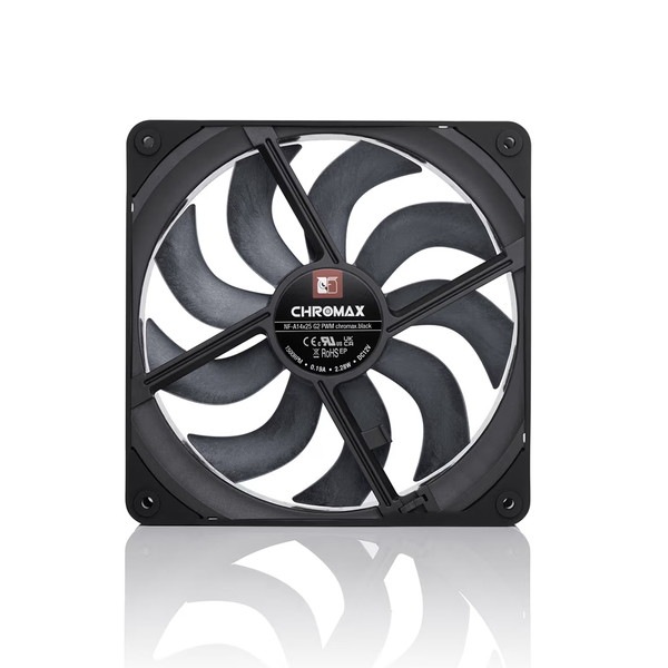 Noctua �ե��� NF-A14x25-G2-PWM-CH-BK �֥�å� 140mm �ץ�ߥ����ʼ��Ų�PC Fan 4-Pin��³ �ڥ���󥻥��Բġ��̳�ƻ����Υ�������Բġ� -������-
