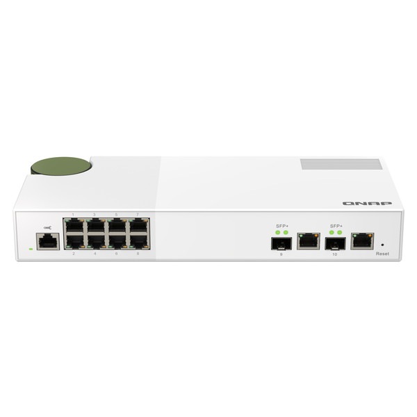 QNAP �ޥ͡����ɥ����å� QSW-M2108-2C 2 x 10GbE SFP+/RJ45����ܥݡ��� ����� 8 x 2.5 Gigabit�ݡ��� Layer 2 Web�ޥ͡����ɥ����å� �ݡ��ȿ���8+2 �����å��󥰥ե��֥�å���80 Gbps�ڤ����󤻾��ʤǤ�/Ǽ�������б���