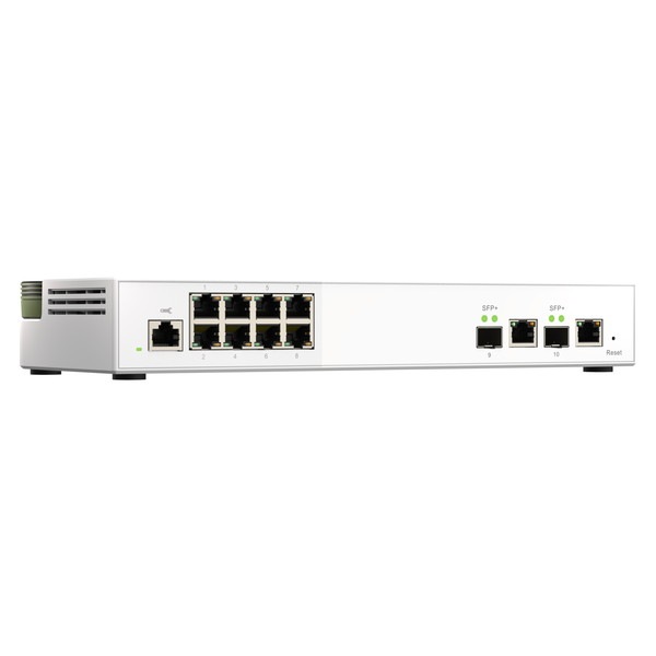 QNAP �ޥ͡����ɥ����å� QSW-M2108-2C 2 x 10GbE SFP+/RJ45����ܥݡ��� ����� 8 x 2.5 Gigabit�ݡ��� Layer 2 Web�ޥ͡����ɥ����å� �ݡ��ȿ���8+2 �����å��󥰥ե��֥�å���80 Gbps�ڤ����󤻾��ʤǤ�/Ǽ�������б���