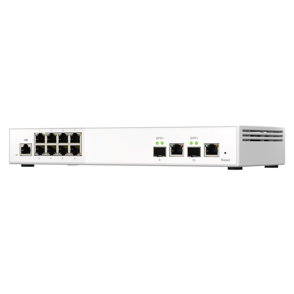 QNAP �ޥ͡����ɥ����å� QSW-M2108-2C 2 x 10GbE SFP+/RJ45����ܥݡ��� ����� 8 x 2.5 Gigabit�ݡ��� Layer 2 Web�ޥ͡����ɥ����å� �ݡ��ȿ���8+2 �����å��󥰥ե��֥�å���80 Gbps�ڤ����󤻾��ʤǤ�/Ǽ�������б���