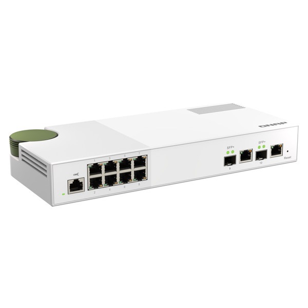 QNAP �ޥ͡����ɥ����å� QSW-M2108-2C 2 x 10GbE SFP+/RJ45����ܥݡ��� ����� 8 x 2.5 Gigabit�ݡ��� Layer 2 Web�ޥ͡����ɥ����å� �ݡ��ȿ���8+2 �����å��󥰥ե��֥�å���80 Gbps�ڤ����󤻾��ʤǤ�/Ǽ�������б���