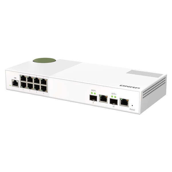 QNAP �ޥ͡����ɥ����å� QSW-M2108-2C 2 x 10GbE SFP+/RJ45����ܥݡ��� ����� 8 x 2.5 Gigabit�ݡ��� Layer 2 Web�ޥ͡����ɥ����å� �ݡ��ȿ���8+2 �����å��󥰥ե��֥�å���80 Gbps�ڤ����󤻾��ʤǤ�/Ǽ�������б���