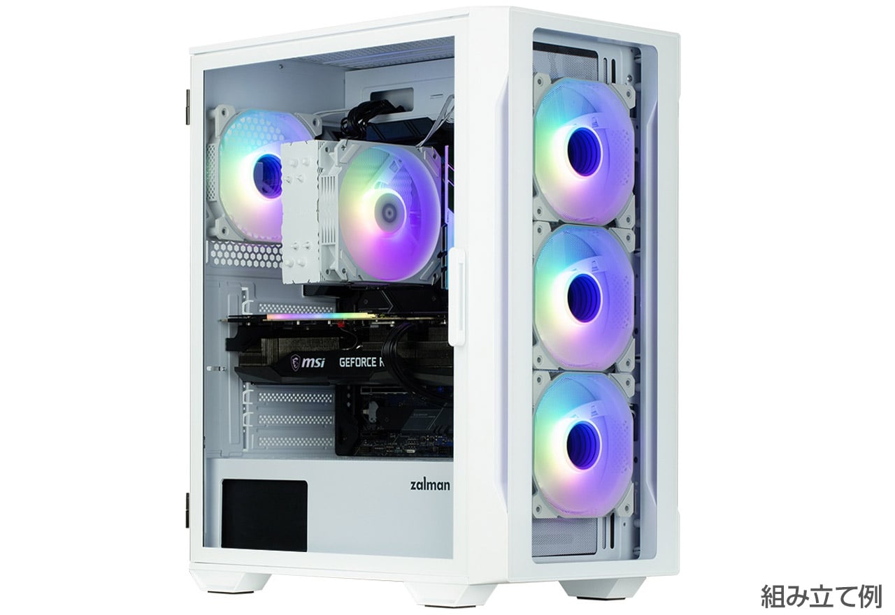 ZALMAN ミドルタワーPCケース i3 NEO TG White【キャンセル不可・北海道沖縄離島配送不可】