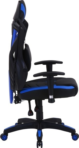 不二貿易 メッシュゲーミングチェア レイズ BL YF922CW 商品コード19428【代引・日時指定・キャンセル不可・北海道沖縄離島配送不可】 -お取リ寄せ-