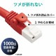 ELECOM 쥳 LD-GPAT/RD1/RS LAN̎ގ CAT6Aб EU RoHS ޤɻ ʰ׎ʎߎ޻ 1m ֎ ڎĎ ڥ󥻥Բġ̳ƻΥԲġ