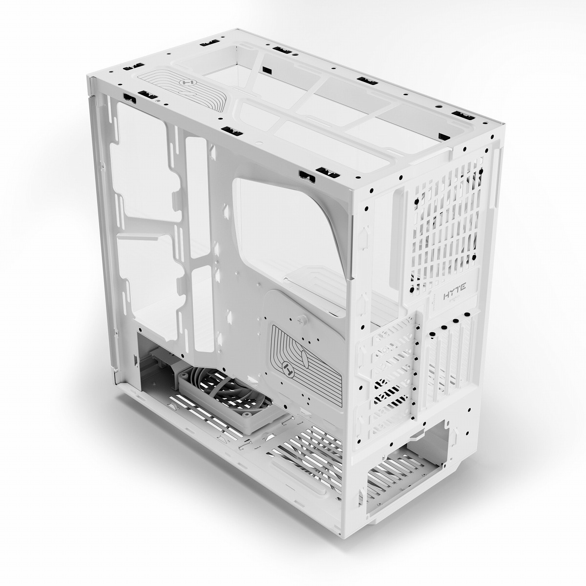HYTE 特殊形状PCケース Y40 Snow White 【キャンセル不可・北海道沖縄離島配送不可】