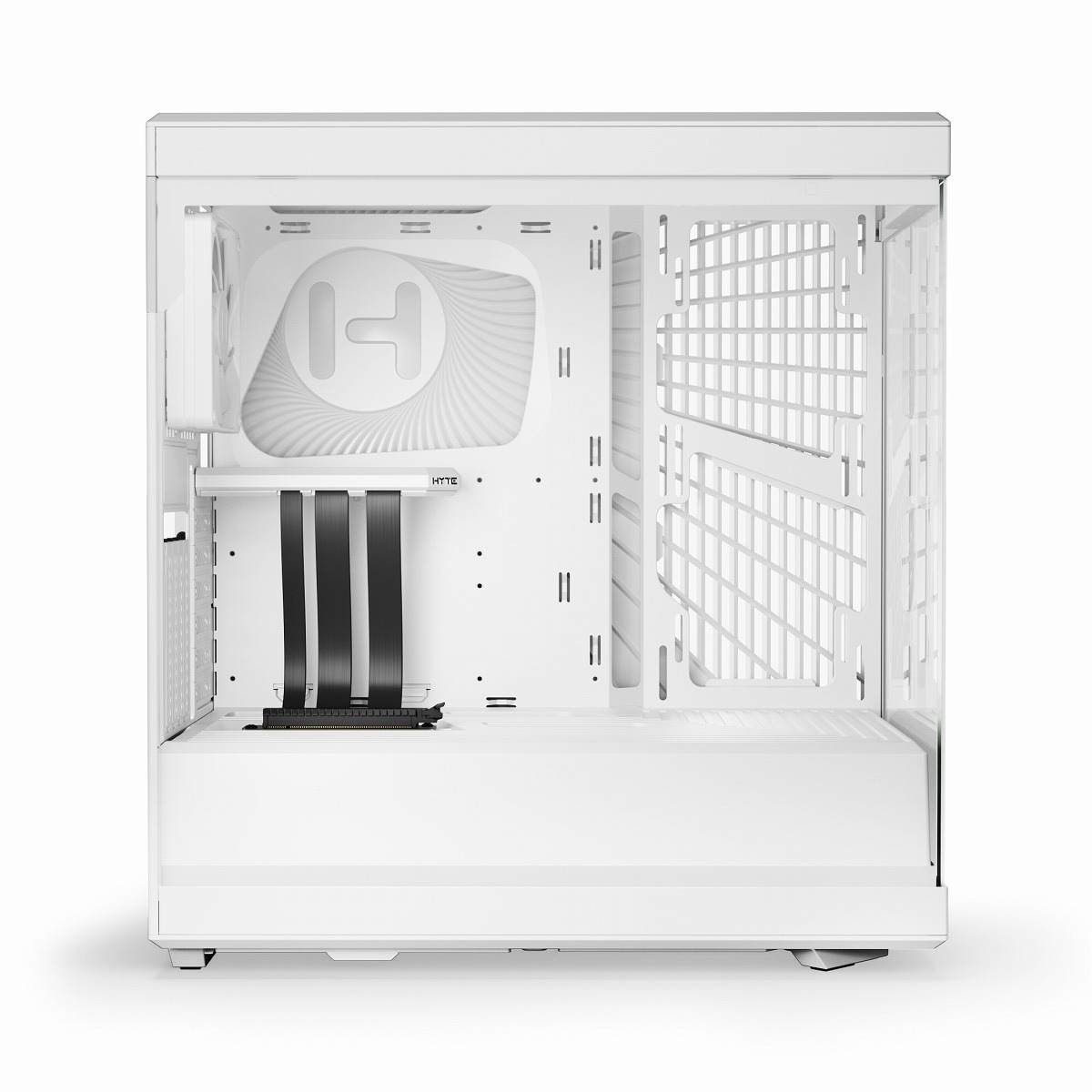HYTE 特殊形状PCケース Y40 Snow White 【キャンセル不可・北海道沖縄離島配送不可】