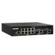 QNAP マネージドスイッチ QSW-M2108R-2C ハーフ幅ラックマウント エントリーレベル10GbEおよび2.5GbE Layer 2 ポート数:8+2 スイッチングファブリック:80 Gbps 電源内蔵【お取り寄せ商品です/納期都度対応】