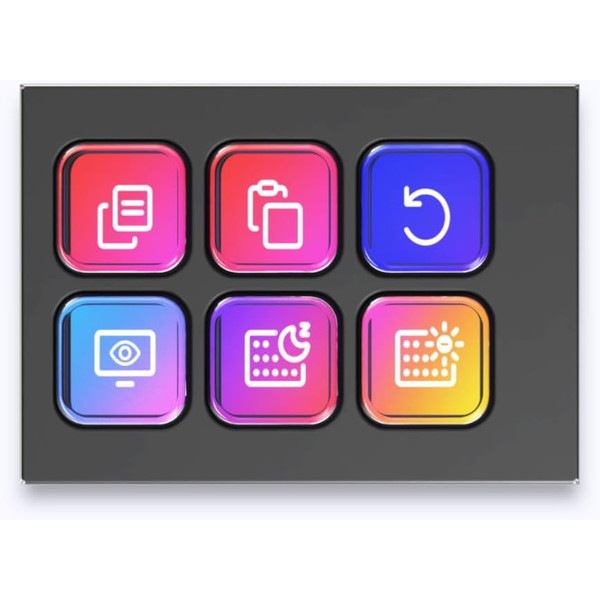 Elgato Stream Deck Module 6 (Membrane Keys USB) 6 ���� DIY����ȥ�����ѥͥ� 10GBS9901��Ǽ���׳�ǧ������󥻥��Բġ��̳�ƻ����Υ�������Բġ� -������-