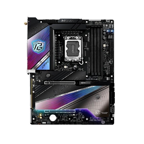 ASRock �ޥ����ܡ��� Z890 Nova WiFi Intel Z890���åץ��å����  Intel Core Ultra 200S�б� DDR5-9600 PCIe 5.0 / Thunderbolt 4 2�� / 5G+2.5G LAN / Wi-Fi 7 ��° M.2 ��ĥ������ �ϥ������ ATX �ޥ����ܡ���  �ڥ���󥻥��Բġ��̳�ƻ����Υ�������Բġ�