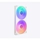NZXT ������ �������ե��� ���󥰥�ե졼��ե��� F240 RGB CORE 240mm 2400RPM RF-U24HF-W1 �ۥ磻�� ��ڥ���󥻥��Բġ��̳�ƻ����Υ�������Բġ�