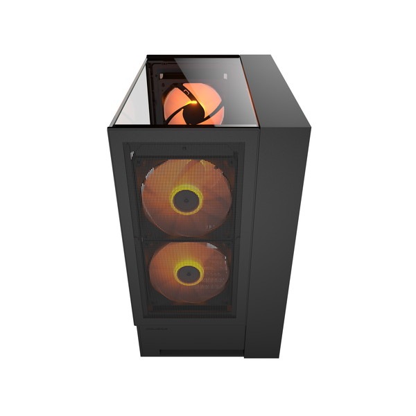 COUGAR PCケース ミドルタワー Mini ITX / Micro ATX / ATX OmnyX CGR-2WA3B-RGB (OmnyX) Black【キャンセル不可・北海道沖縄離島配送不可】