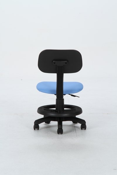 不二貿易 学童チェアー ブラック/ブルー FB-004A 商品コード82689【代引・日時指定・キャンセル不可・北海道沖縄離島配送不可】 -お取リ寄せ-