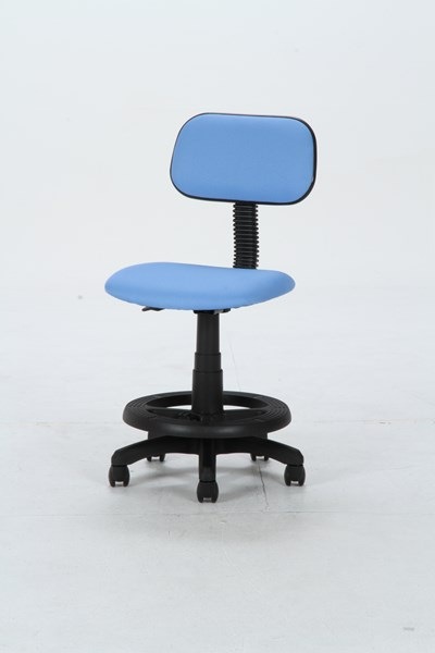 不二貿易 学童チェアー ブラック/ブルー FB-004A 商品コード82689【代引・日時指定・キャンセル不可・北海道沖縄離島配送不可】 -お取リ寄せ-