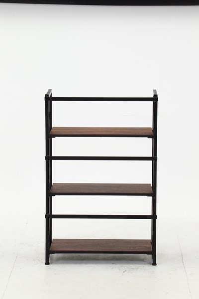不二貿易 折りたたみシェルフ アロン3段 BR FBC984-B 商品コード73638【代引・日時指定・キャンセル不可・北海道沖縄離島配送不可】 -お取リ寄せ-