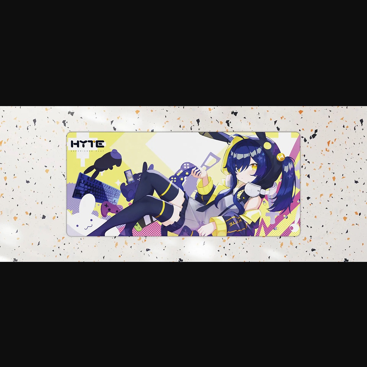 HYTE �ޥ����ѥå� Bunny Splash Desk Pad �ڥ���󥻥��Բġ��̳�ƻ����Υ�������Բġ�